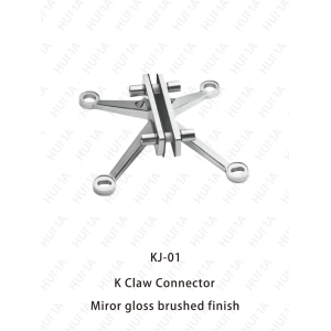 Glass curtain wall hardware